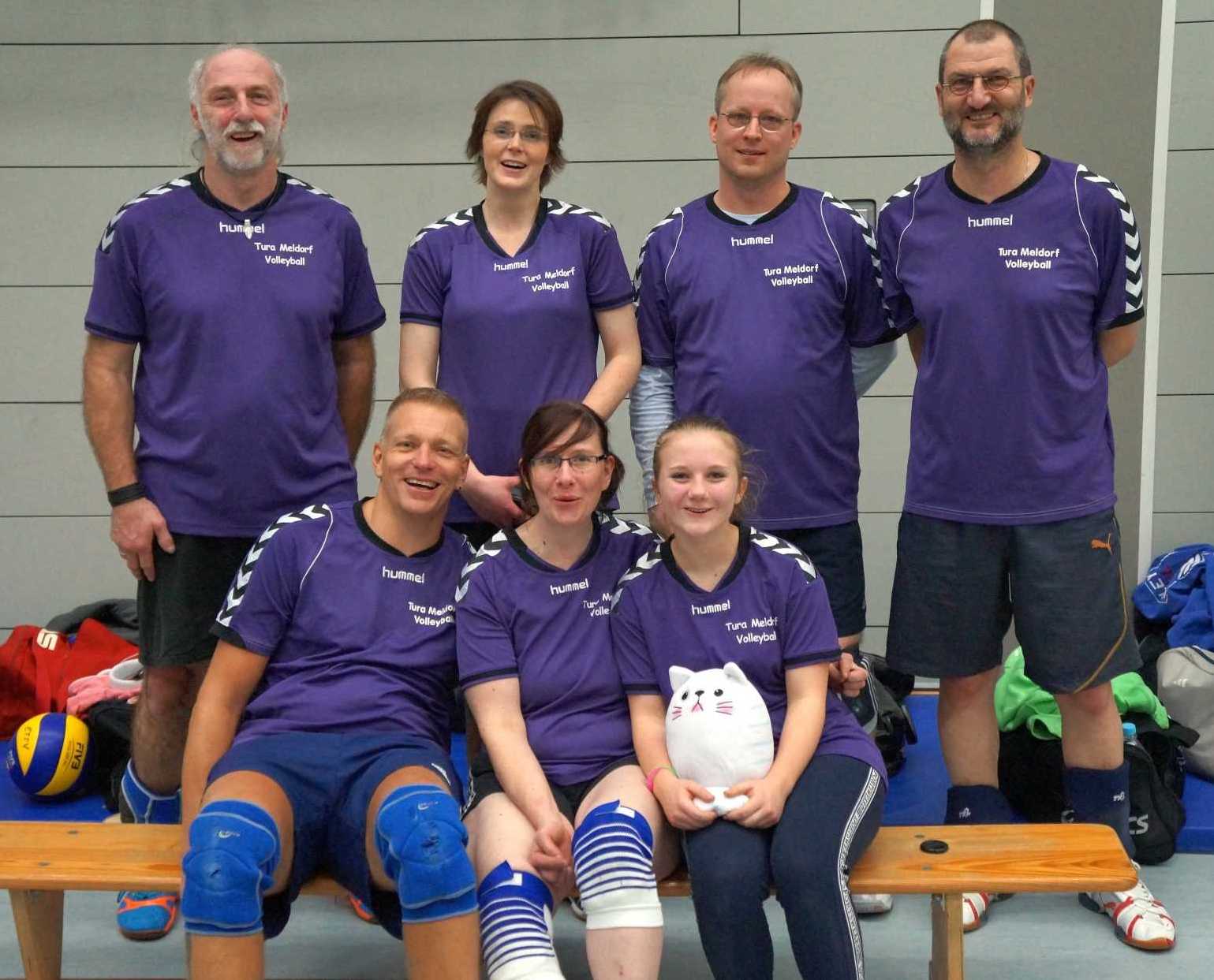 Volleyball TuRa-Mannschaft Turnier Glückstadt 9.1.2016