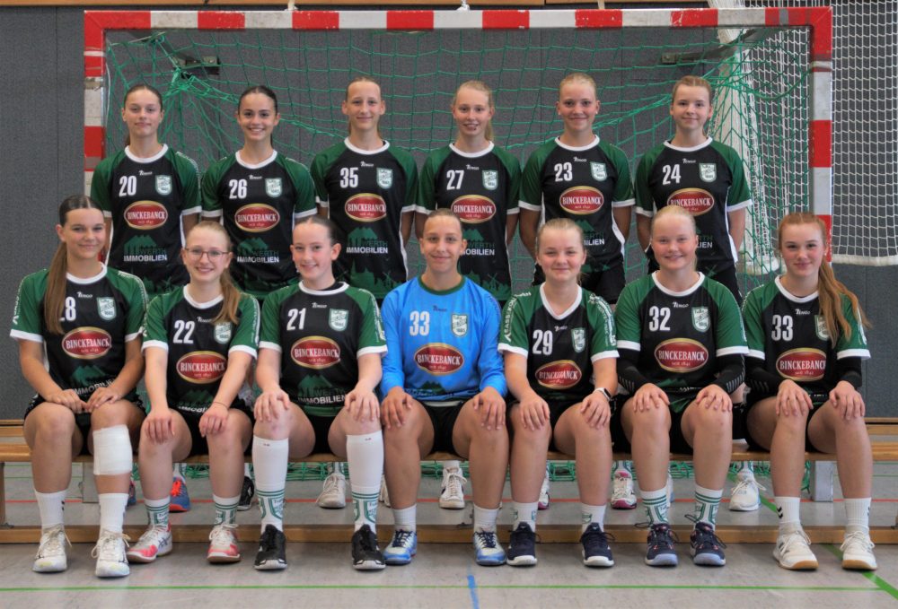 Handball C-Juniorinnen Mannschaftsfoto